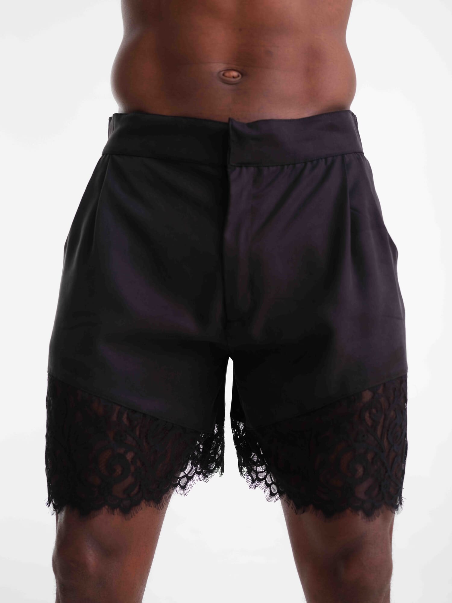 short c/encaje