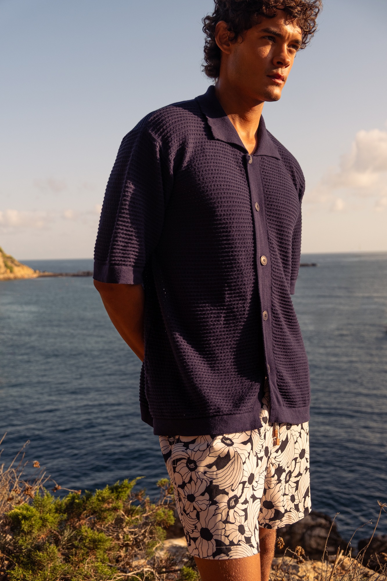 Button Down Knitted Shirt