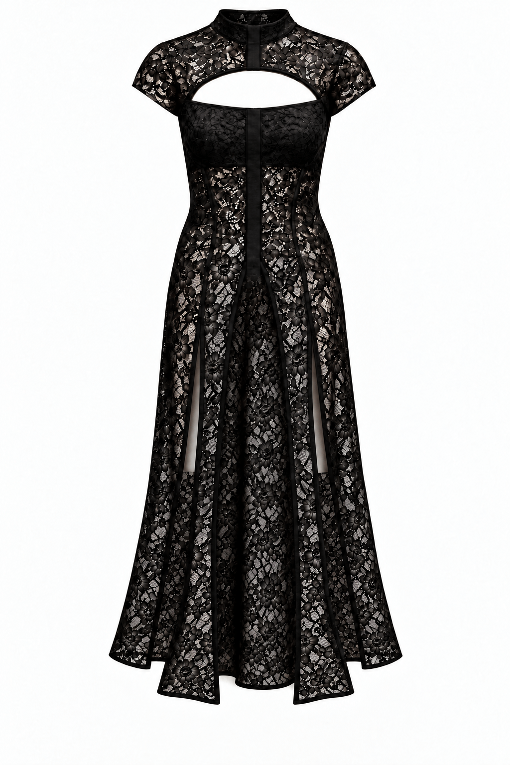 vestido full-encaje