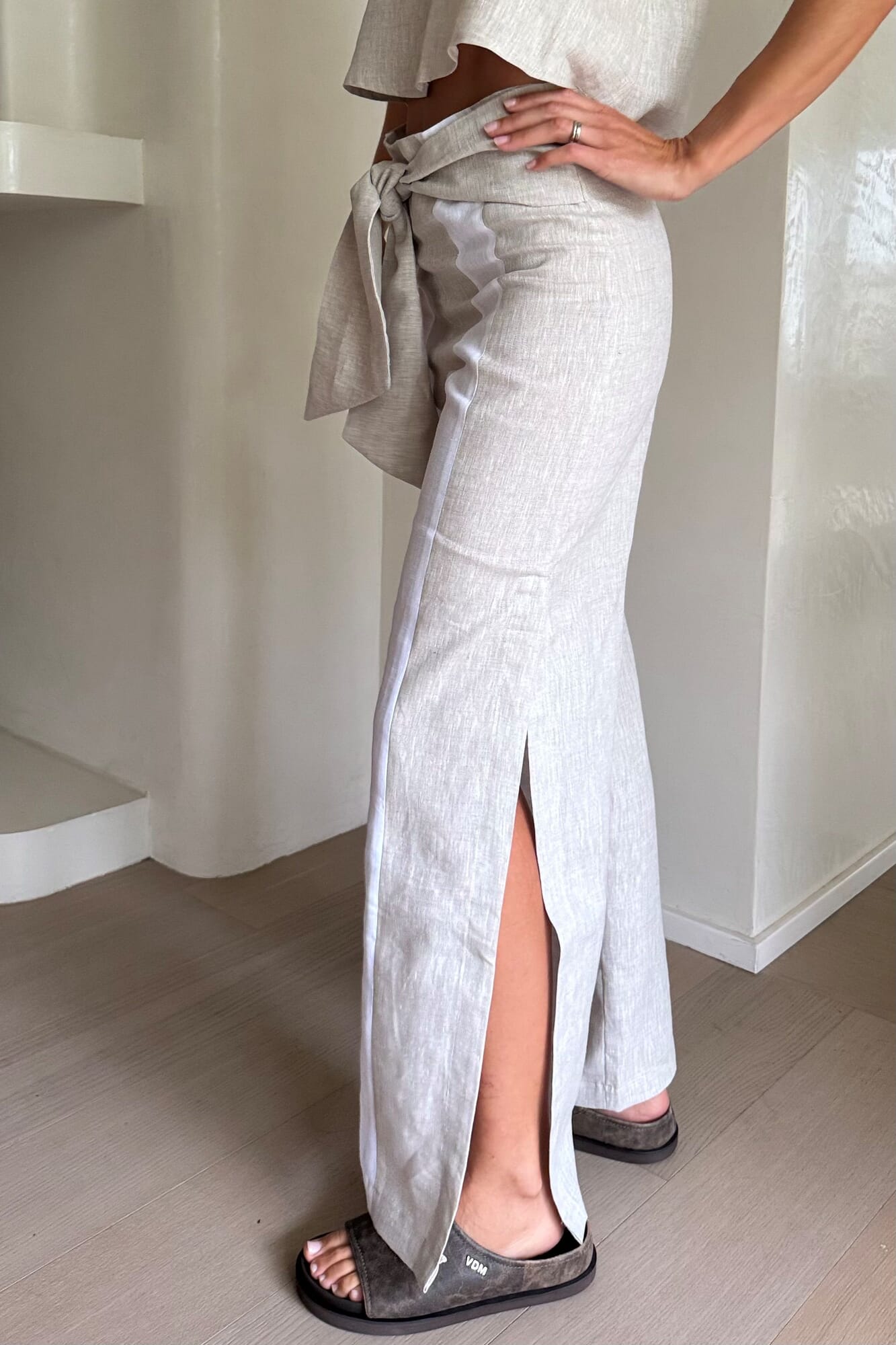 Pantalón Lino Franjas