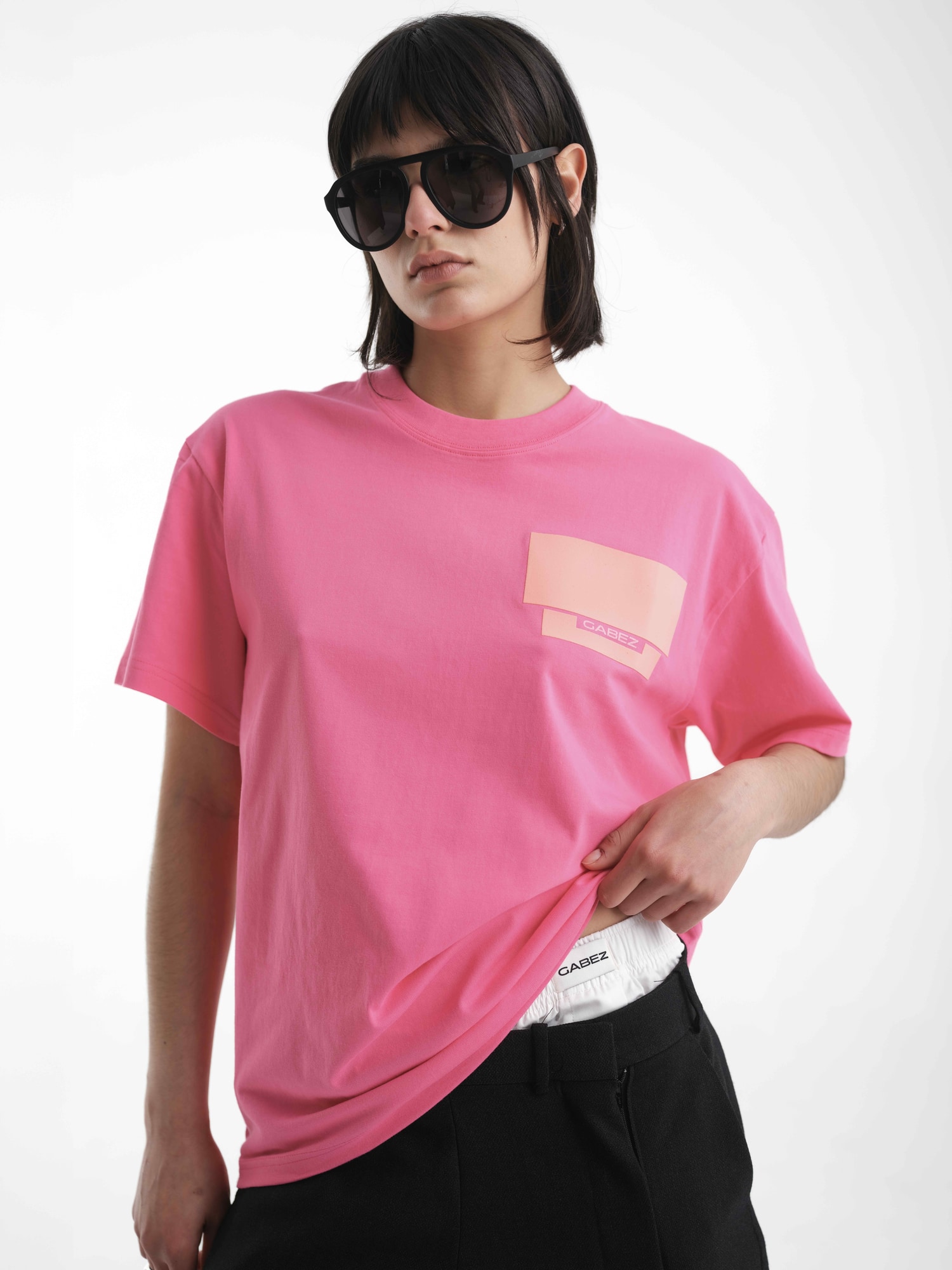 Remera Fake Pocket 3D