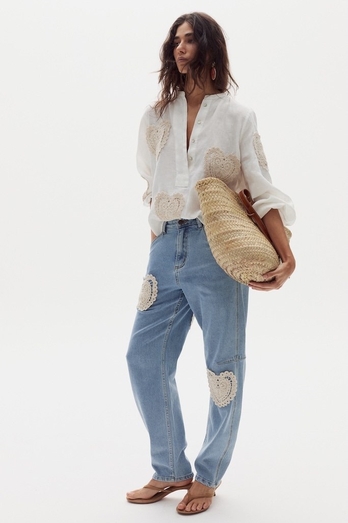 Pantalón Ambar Cuore en Denim - Sky Blue