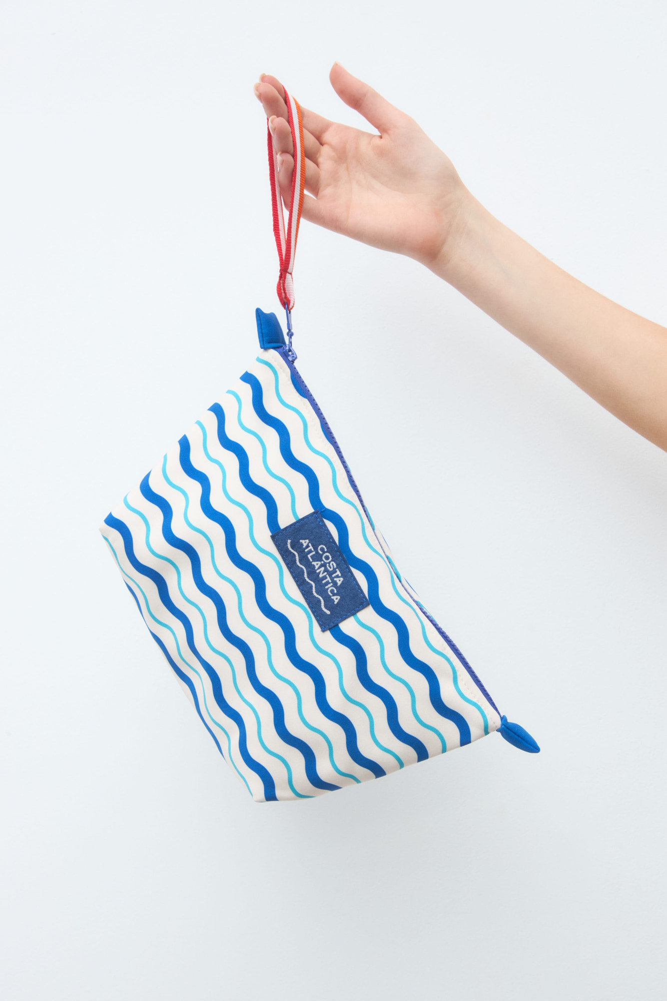 Necessaire Olitas Beige y Celeste