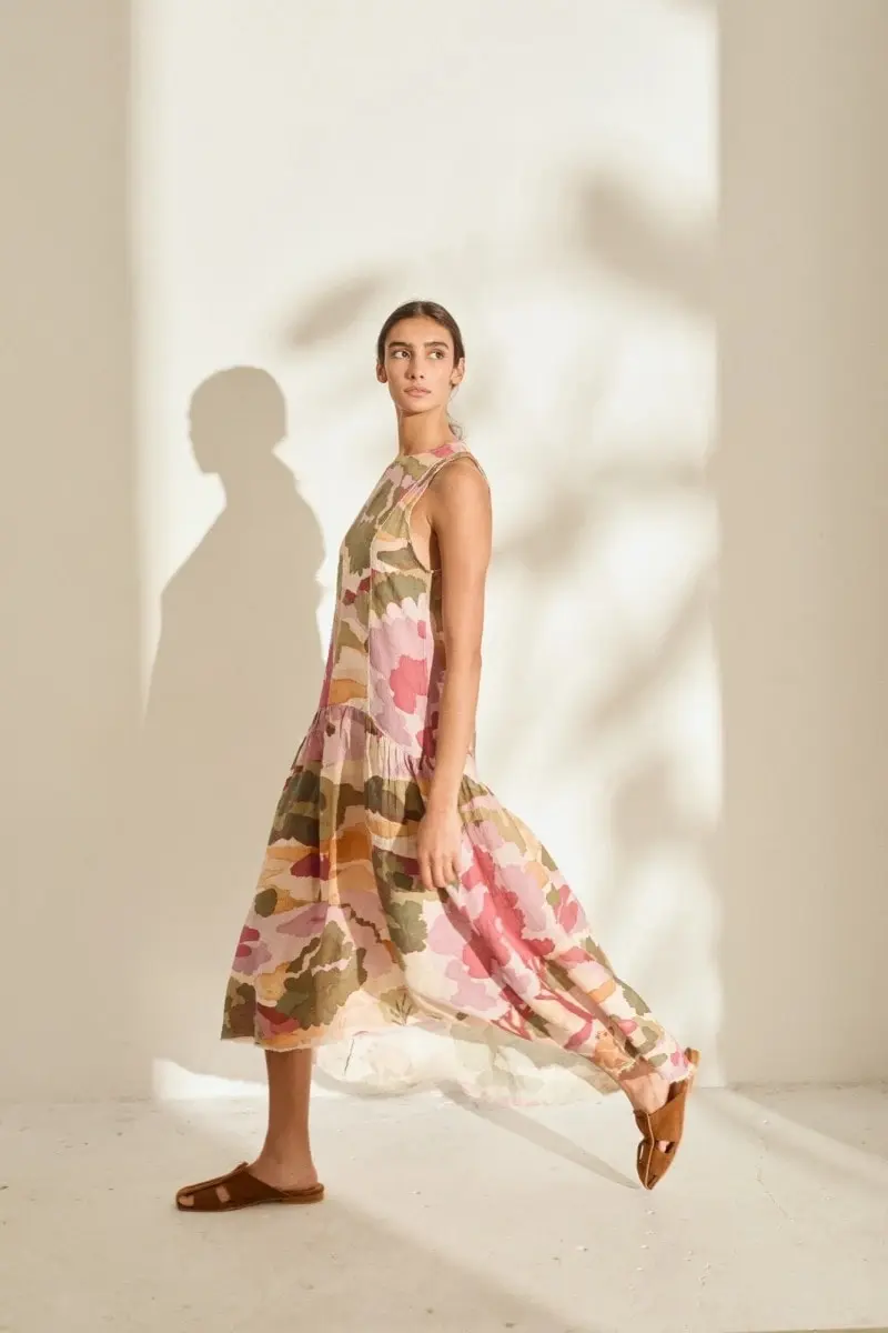 Vestido Terra Print