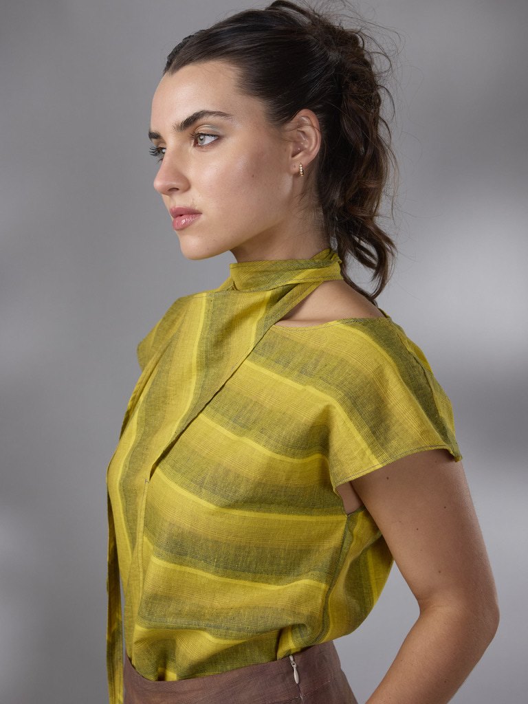 BLUSA HIEDRA LINO by ANA LIVNI