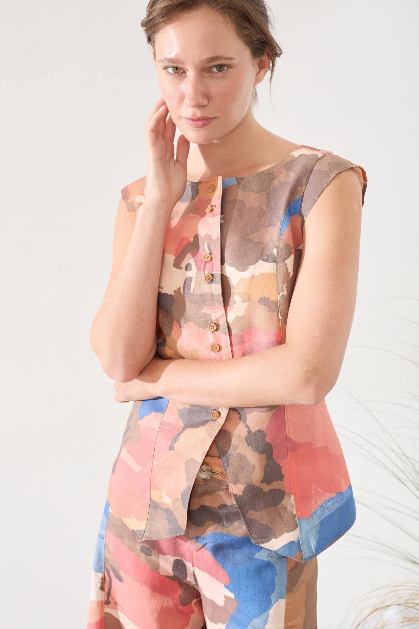 Chaleco Morro Print