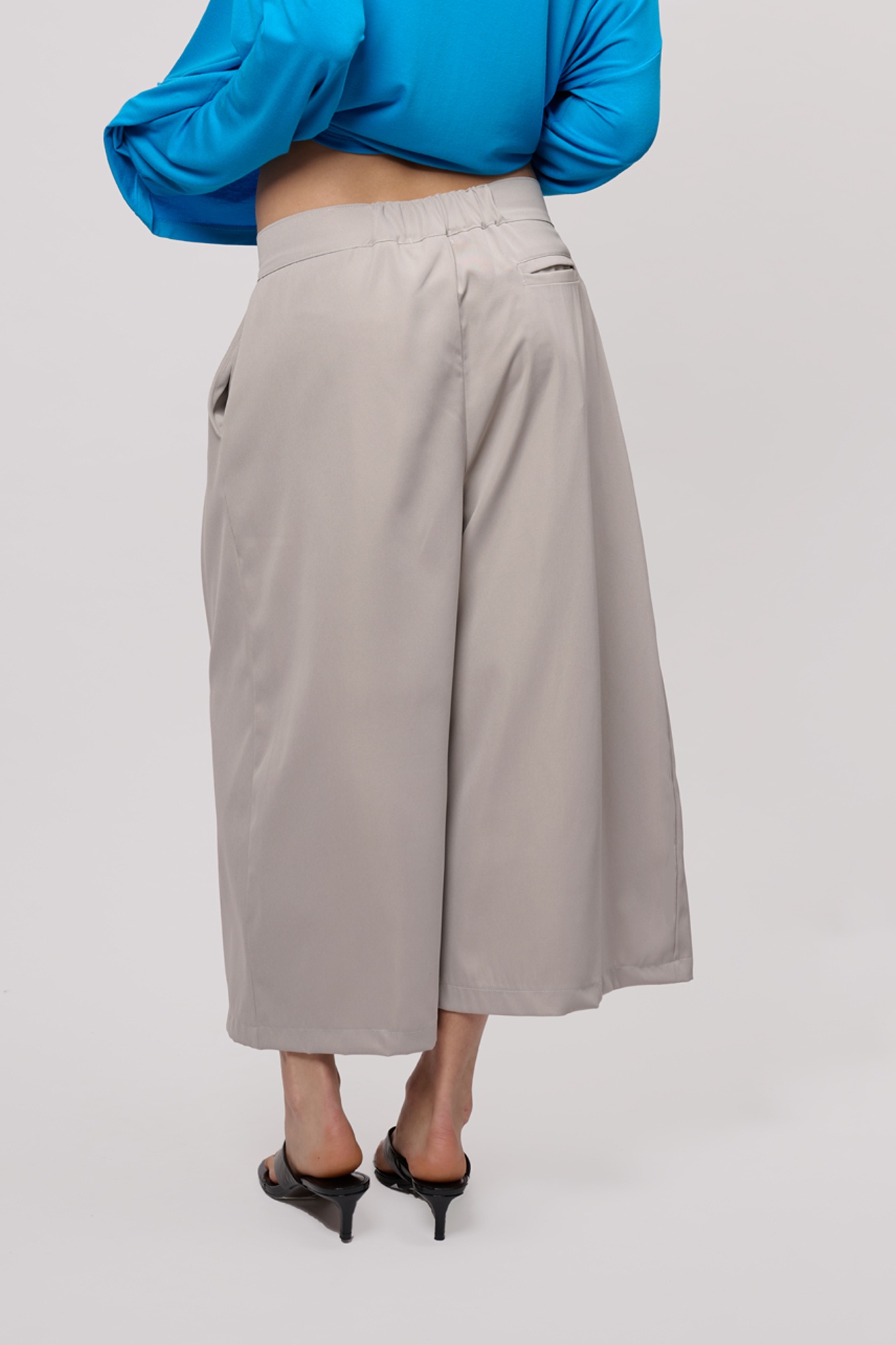 Wide leg cropped unisex
