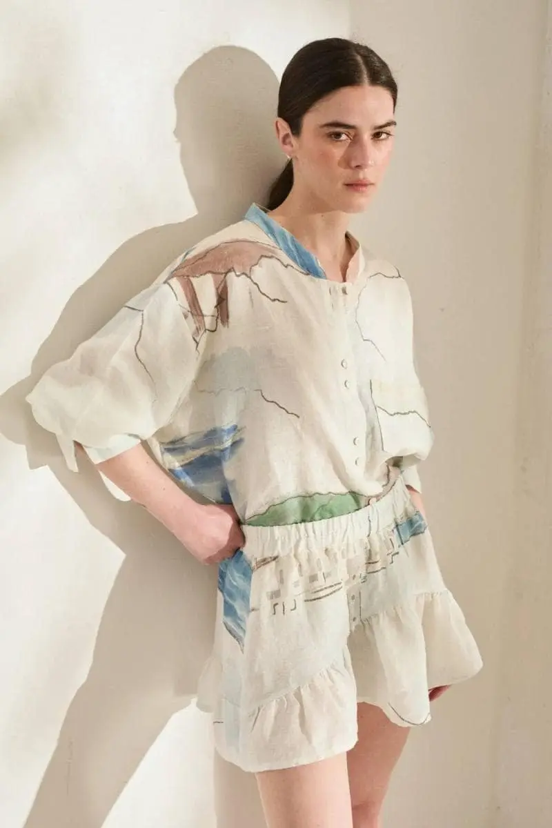 Falda Bruma Print