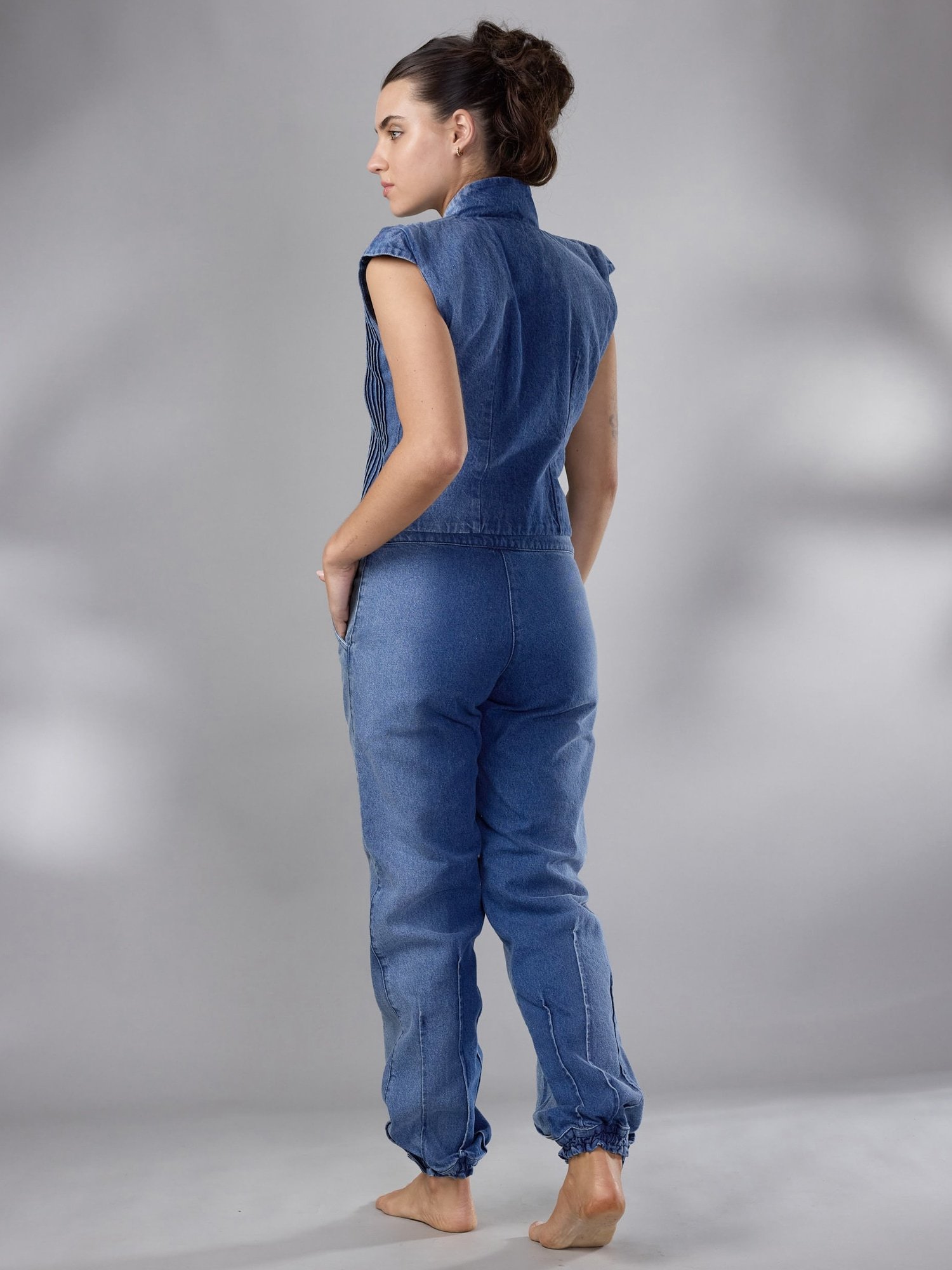 CHALECO ARAZA DENIM  by ANA LIVNI