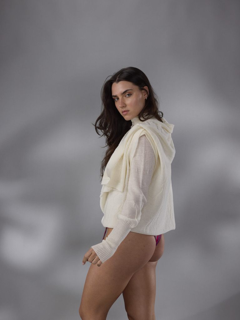 SACO SILVESTRE LANA MERINO by ANA LIVNI