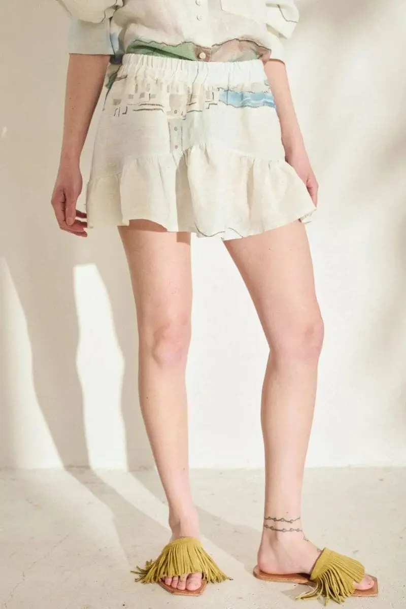 Falda Bruma Print