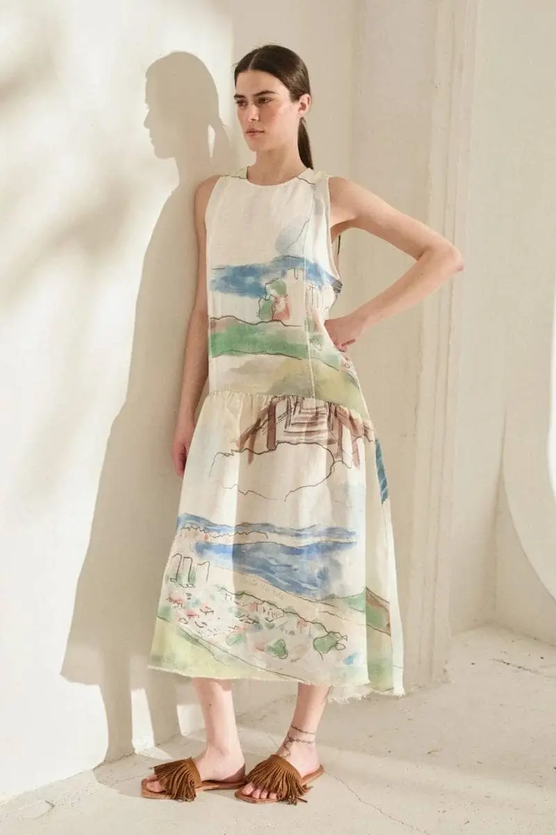 Vestido Terra Print