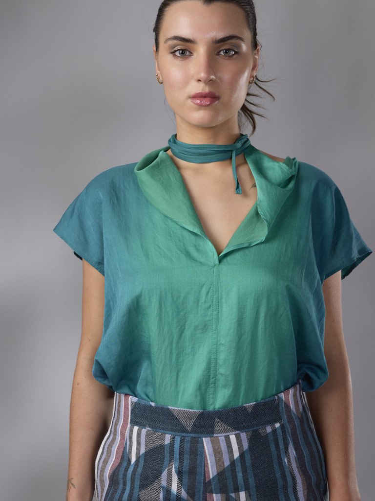 BLUSA HIEDRA SEDA VEGETAL ANA LIVNI