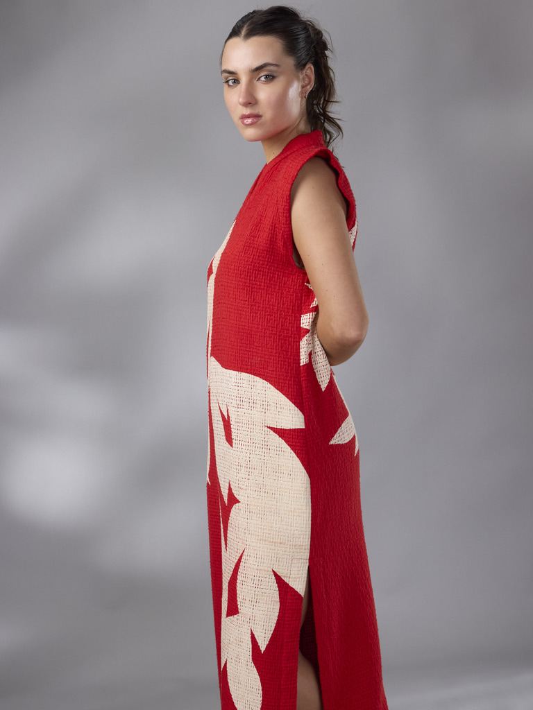 VESTIDO FLORA ALGODON ESTAMPADO by ANA LIVNI