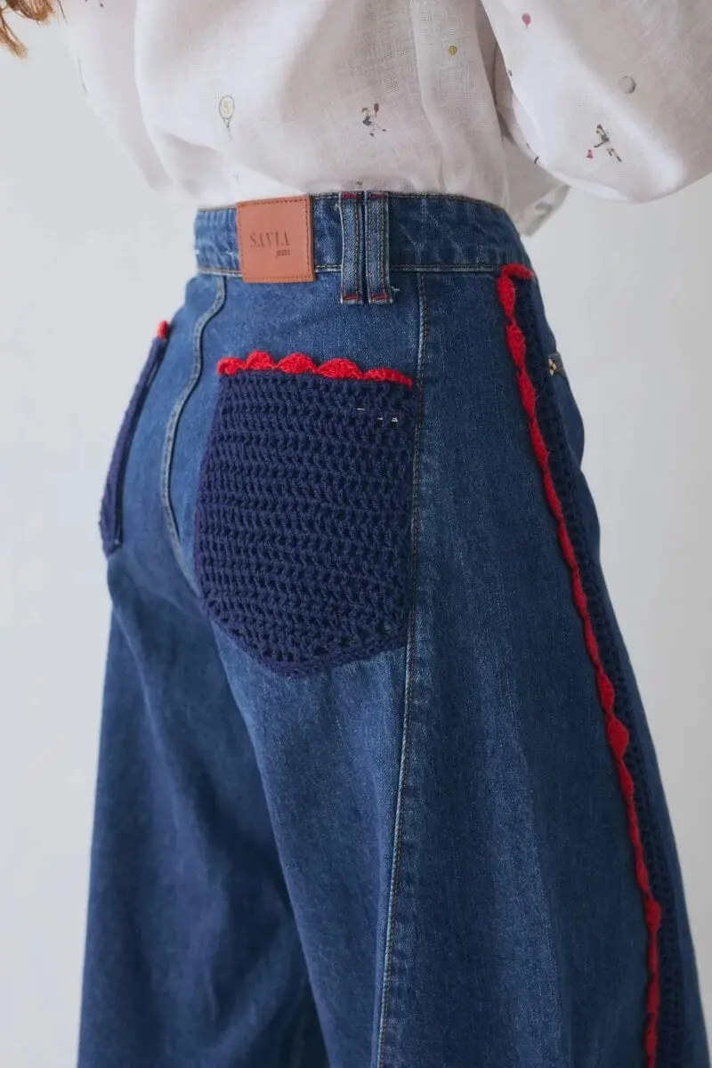 Jean Wide XL Red