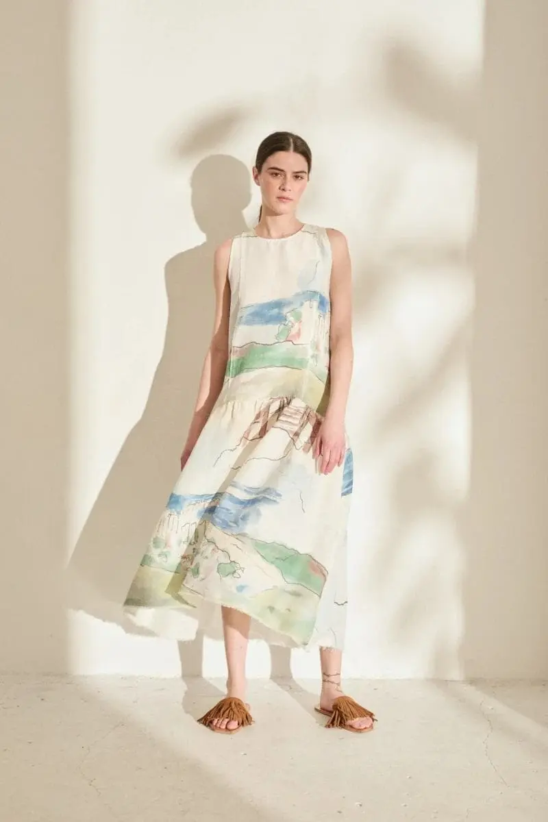 Vestido Terra Print