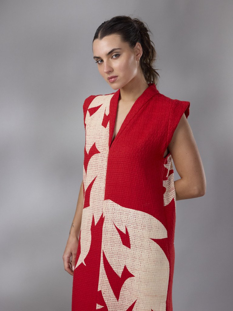 VESTIDO FLORA ALGODON ESTAMPADO by ANA LIVNI