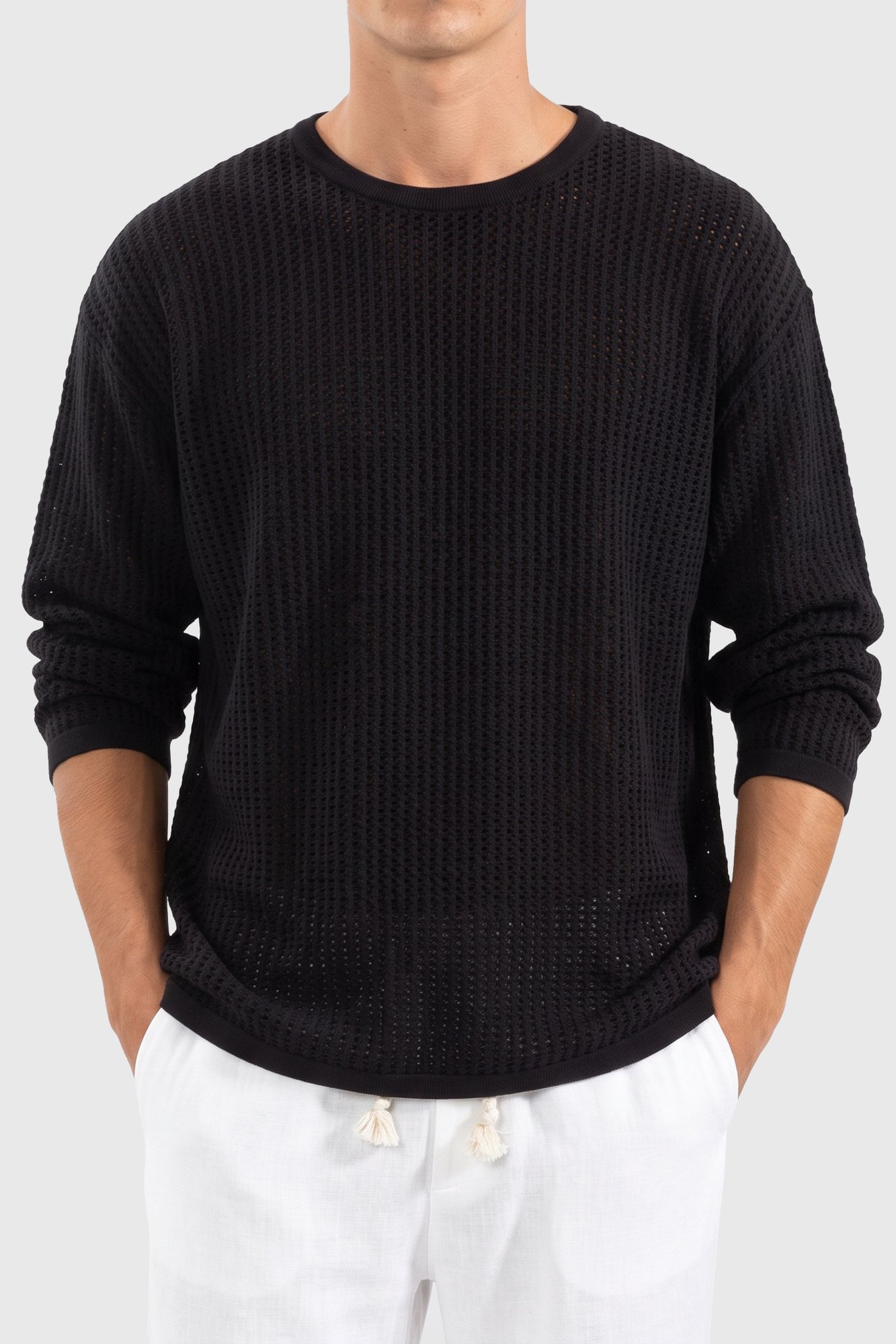 Long Sleeve Knitted Shirt