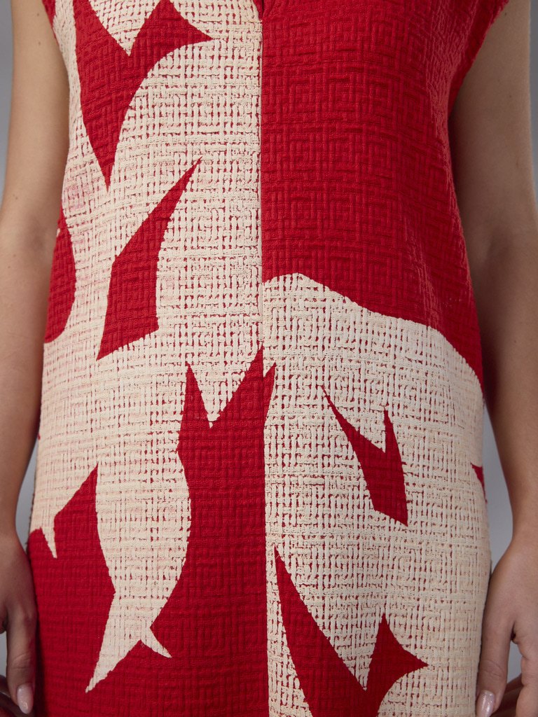 VESTIDO FLORA ALGODON ESTAMPADO by ANA LIVNI