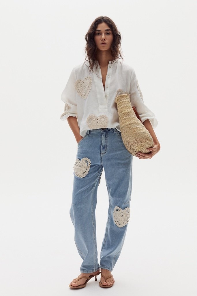 Pantalón Ambar Cuore en Denim - Sky Blue