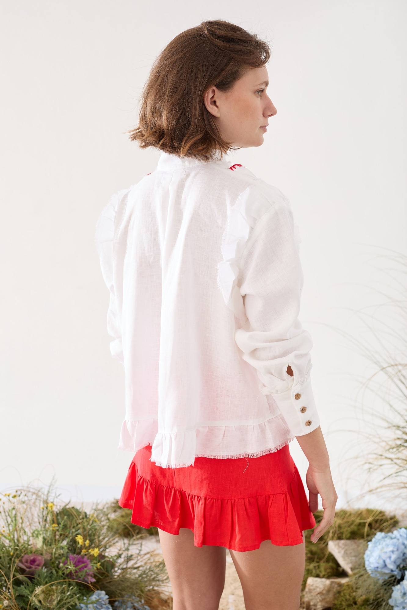 Camisa Vuelo Crochet