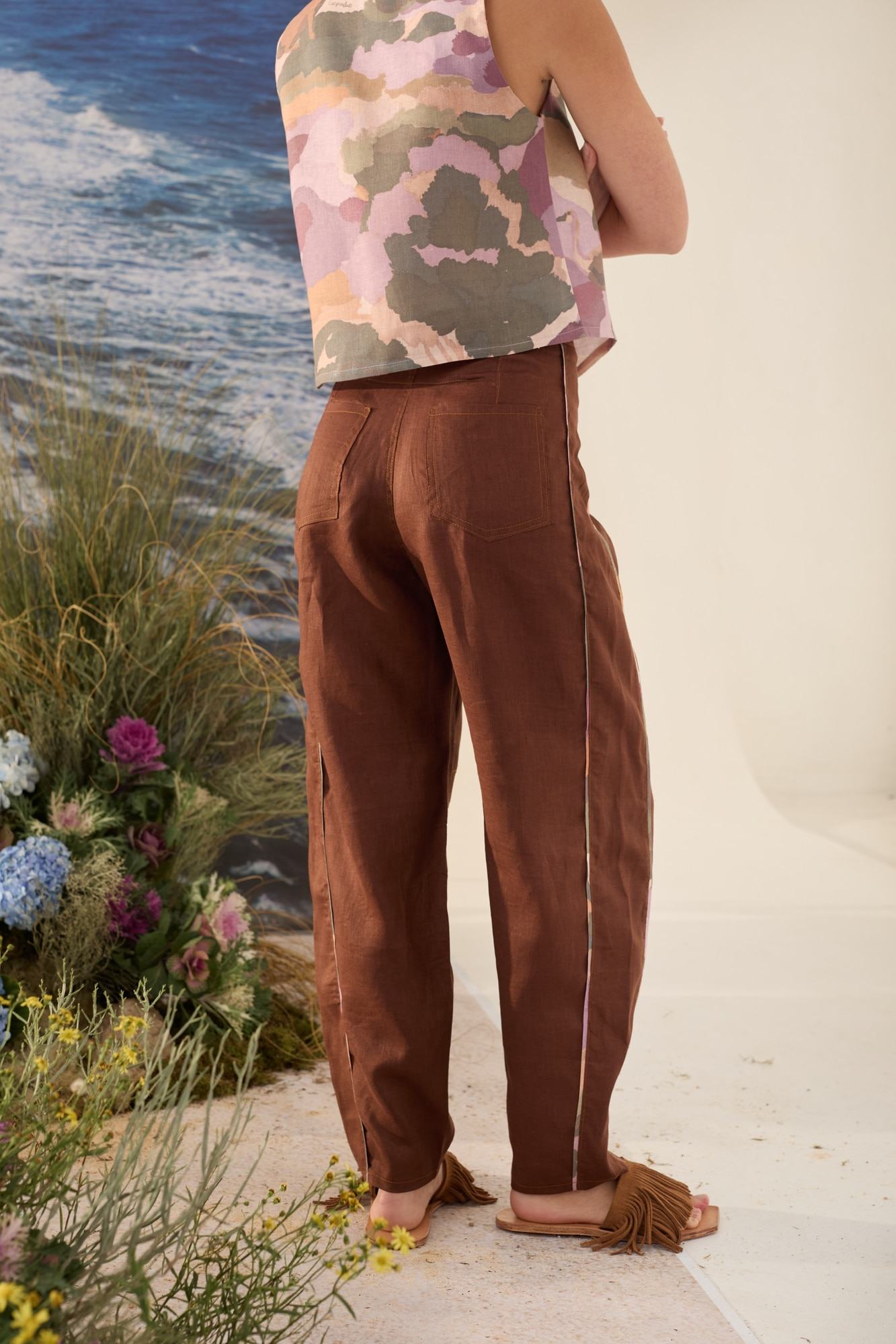 Pantalon Barrel Lines