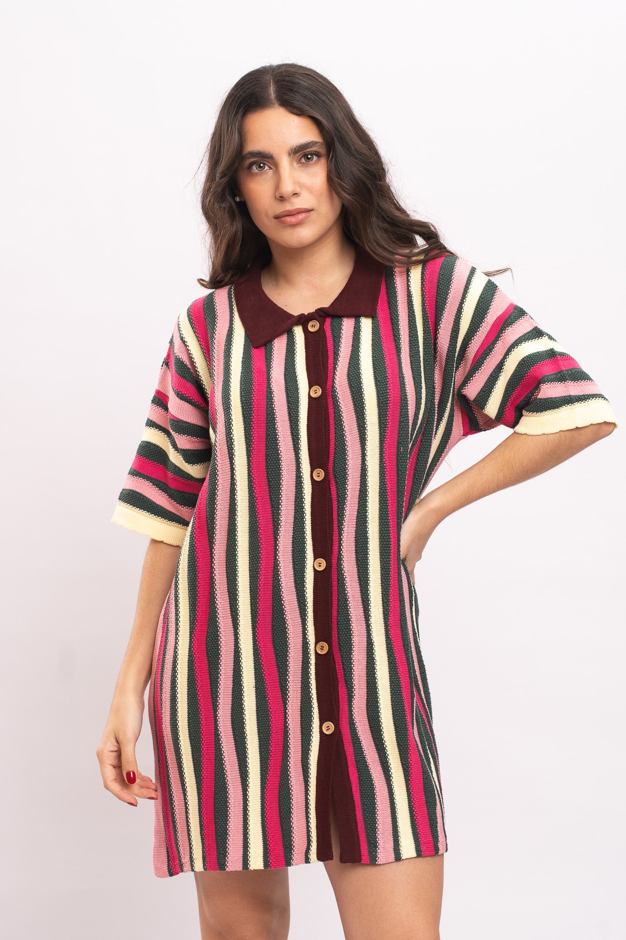 Vestido Camisola Pixel