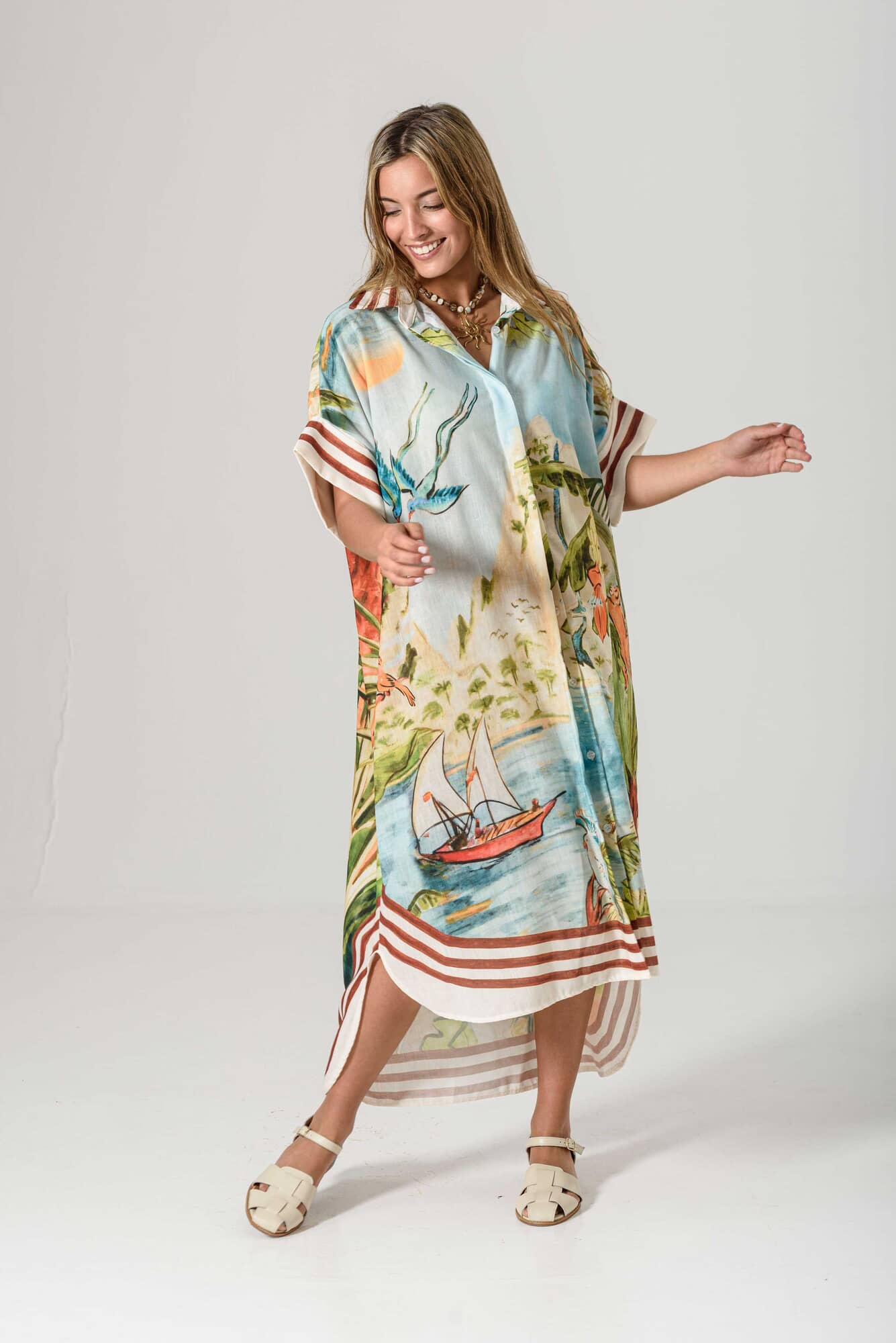 Vestido Camisero Isla Grande