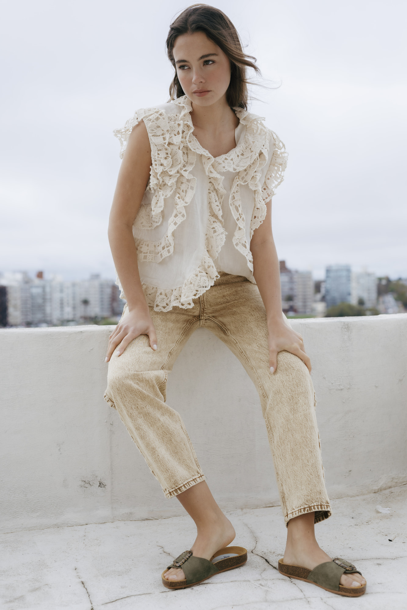 Blusa Garay Crochet
