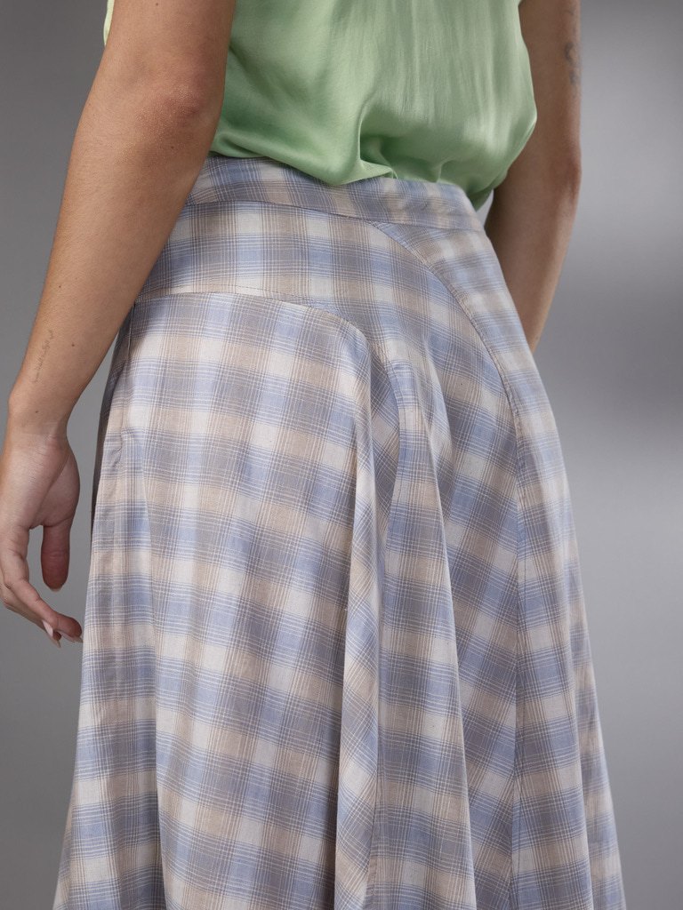 FALDA GLORIETA LARGA LINO by ANA LIVNI