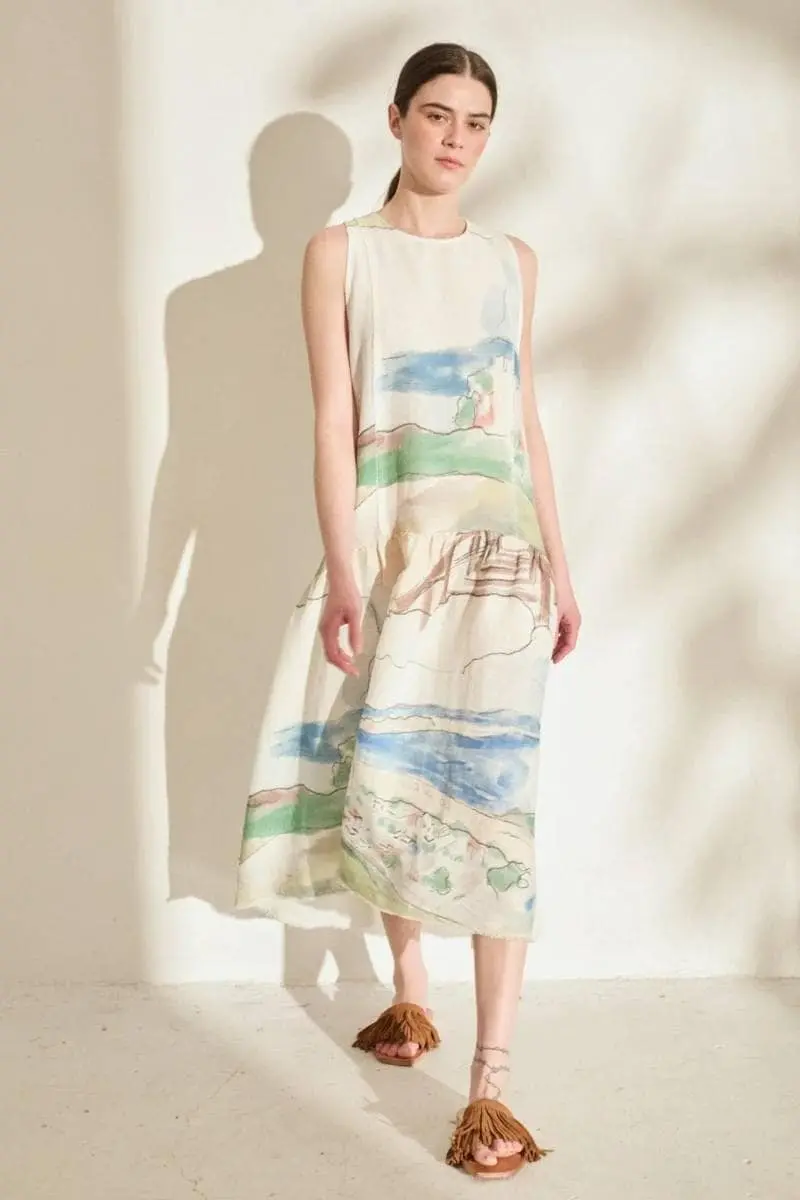 Vestido Terra Print