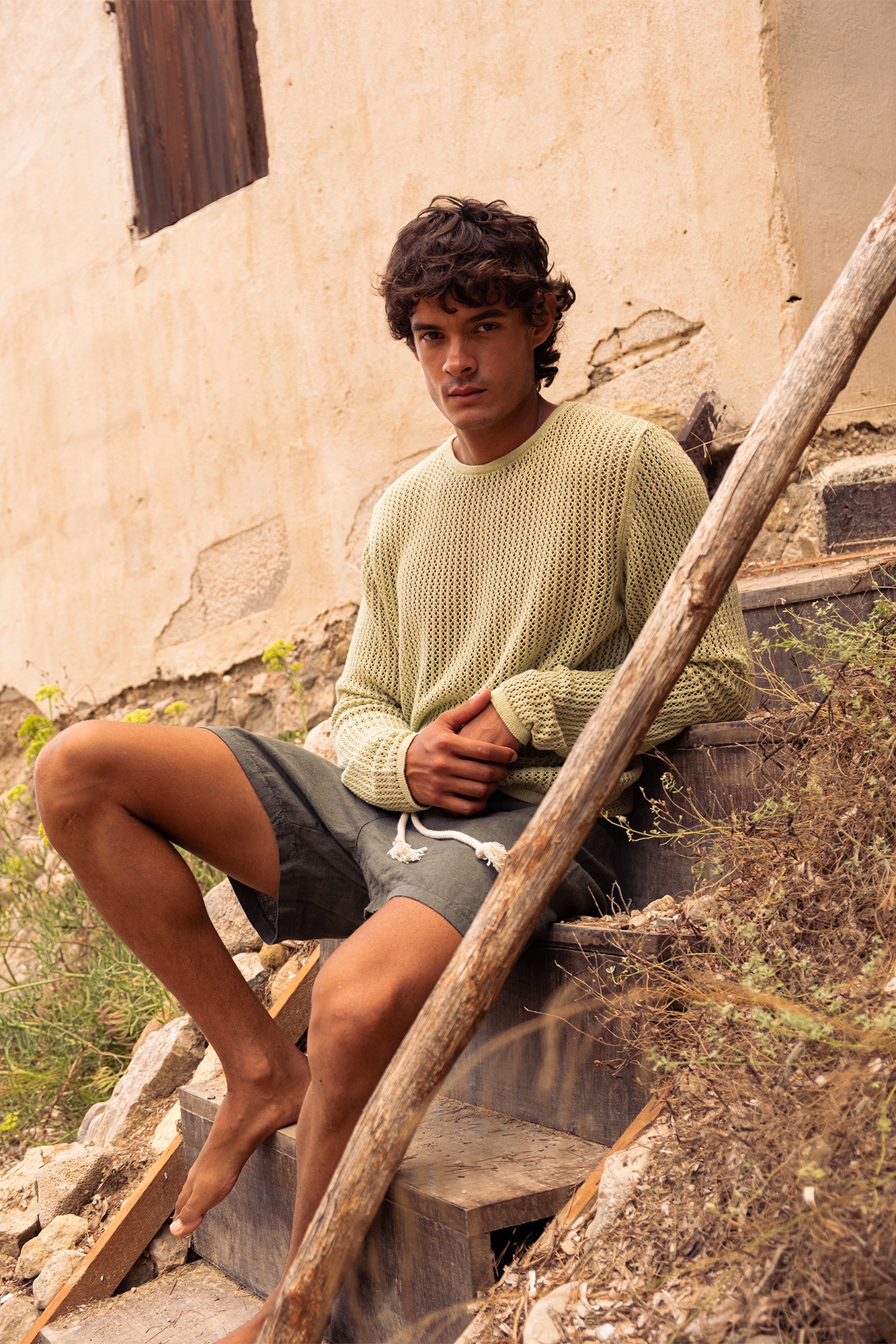 Long Sleeve Knitted Shirt