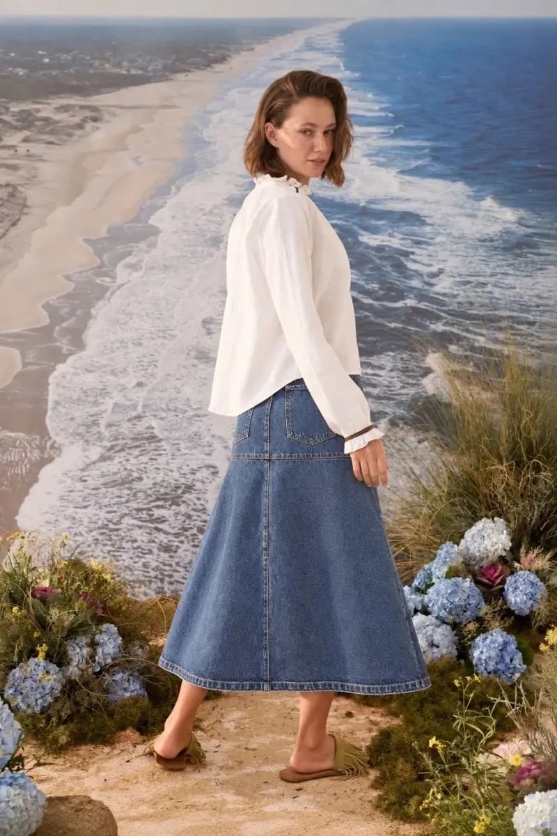 Falda Pomela Denim