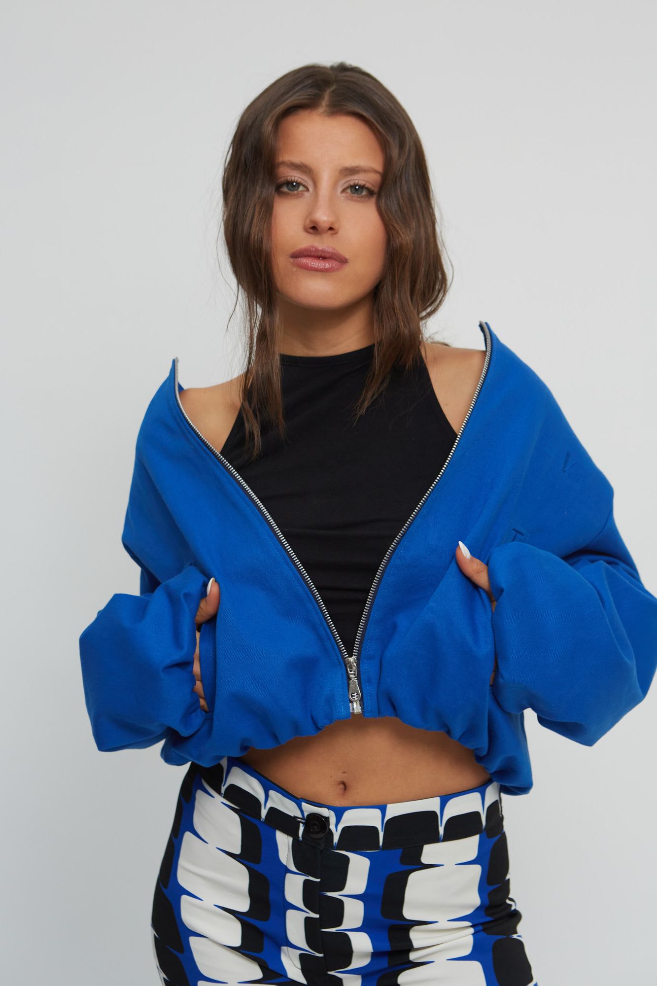 Bomber Halo Azul Francia