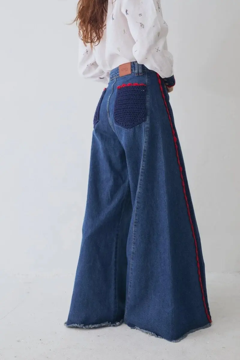 Jean Wide XL Red