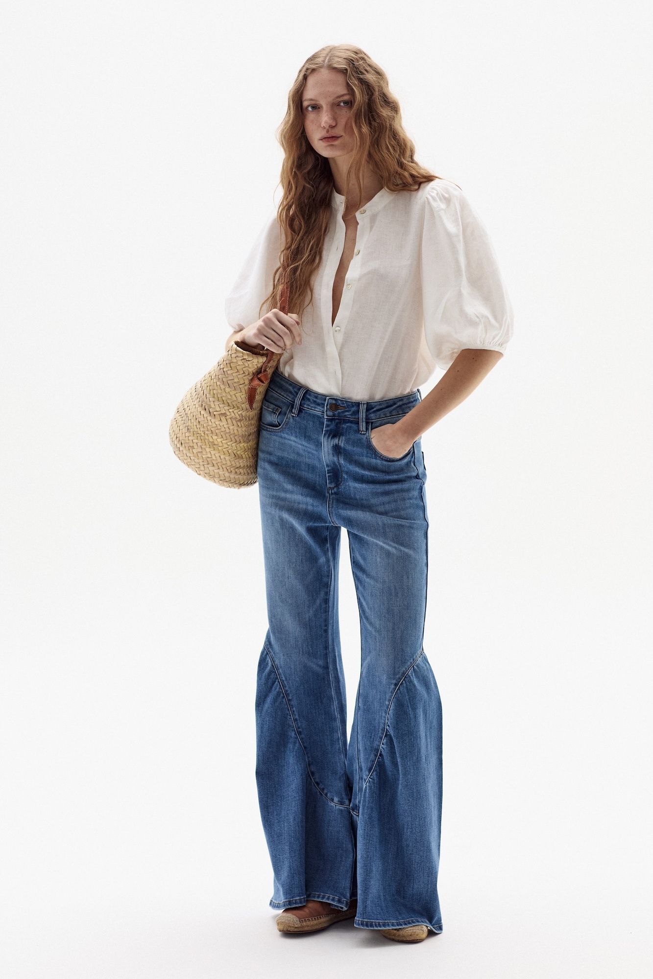 GYPSY, Flared Jeans - Washed Indigo