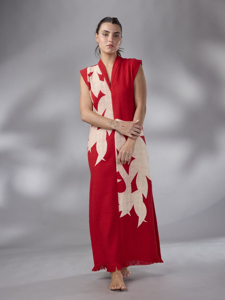 VESTIDO FLORA ALGODON ESTAMPADO by ANA LIVNI