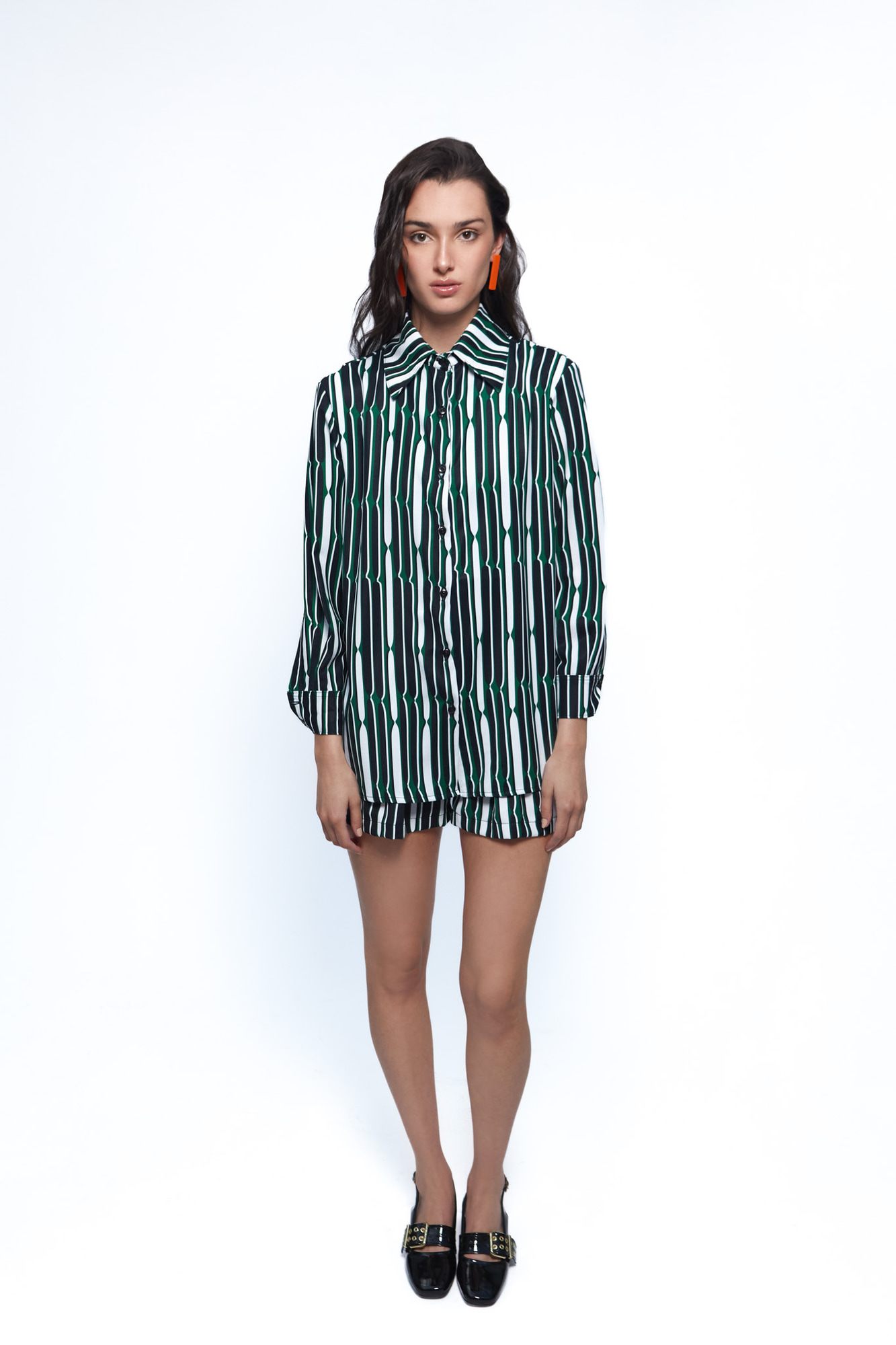 Camisa Duna Print Verde