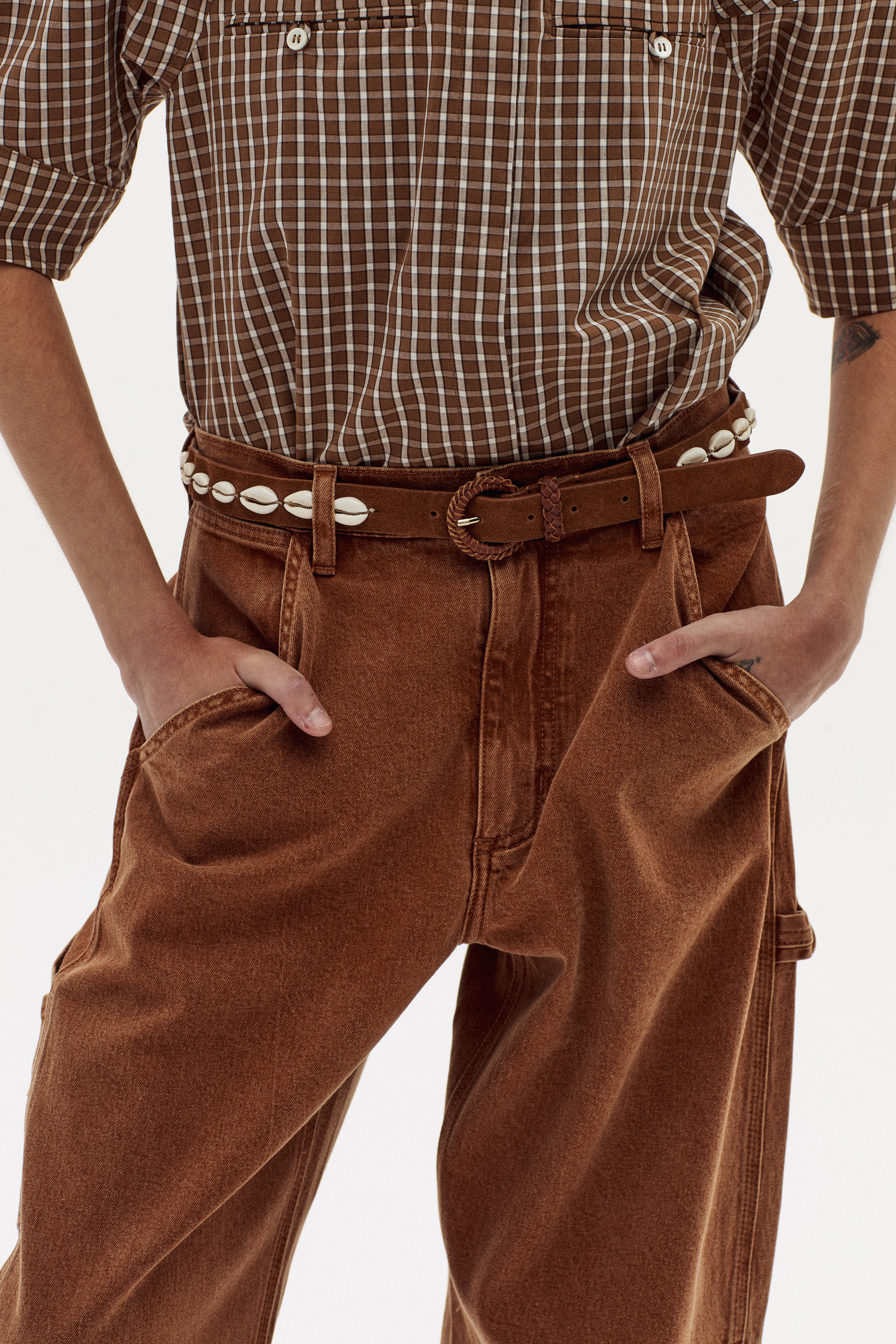 Cinturón Rio en Cuero - Marrón