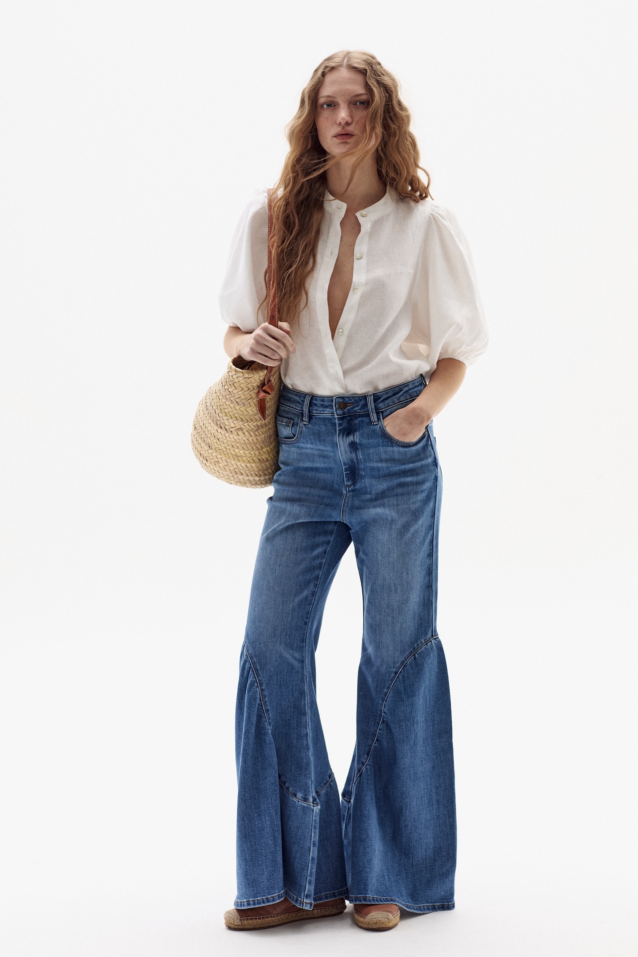 GYPSY, Flared Jeans - Washed Indigo