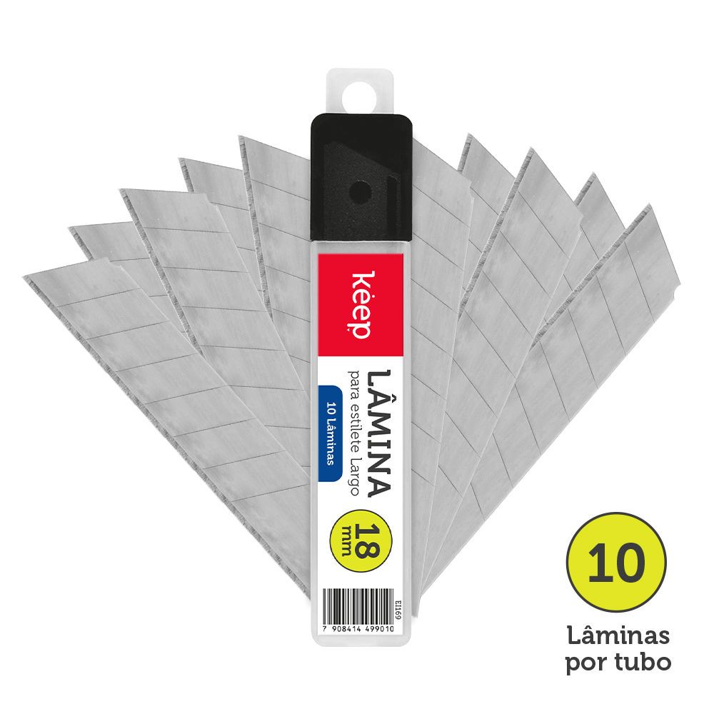 TRINCHETA REPUESTO ANCHO 18MM X1O KEEP EI169