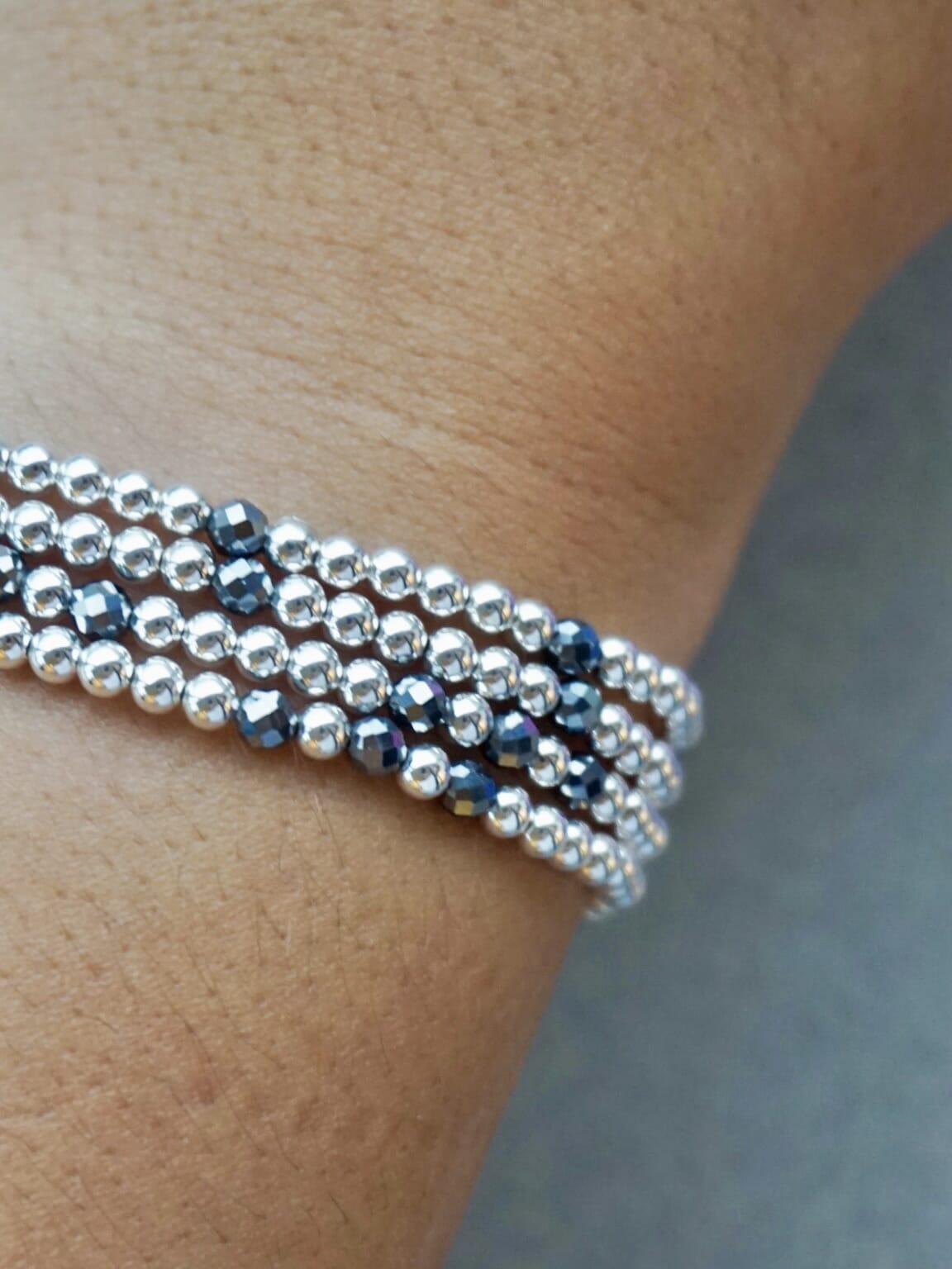 Pulsera Plata Basic Piedra M3