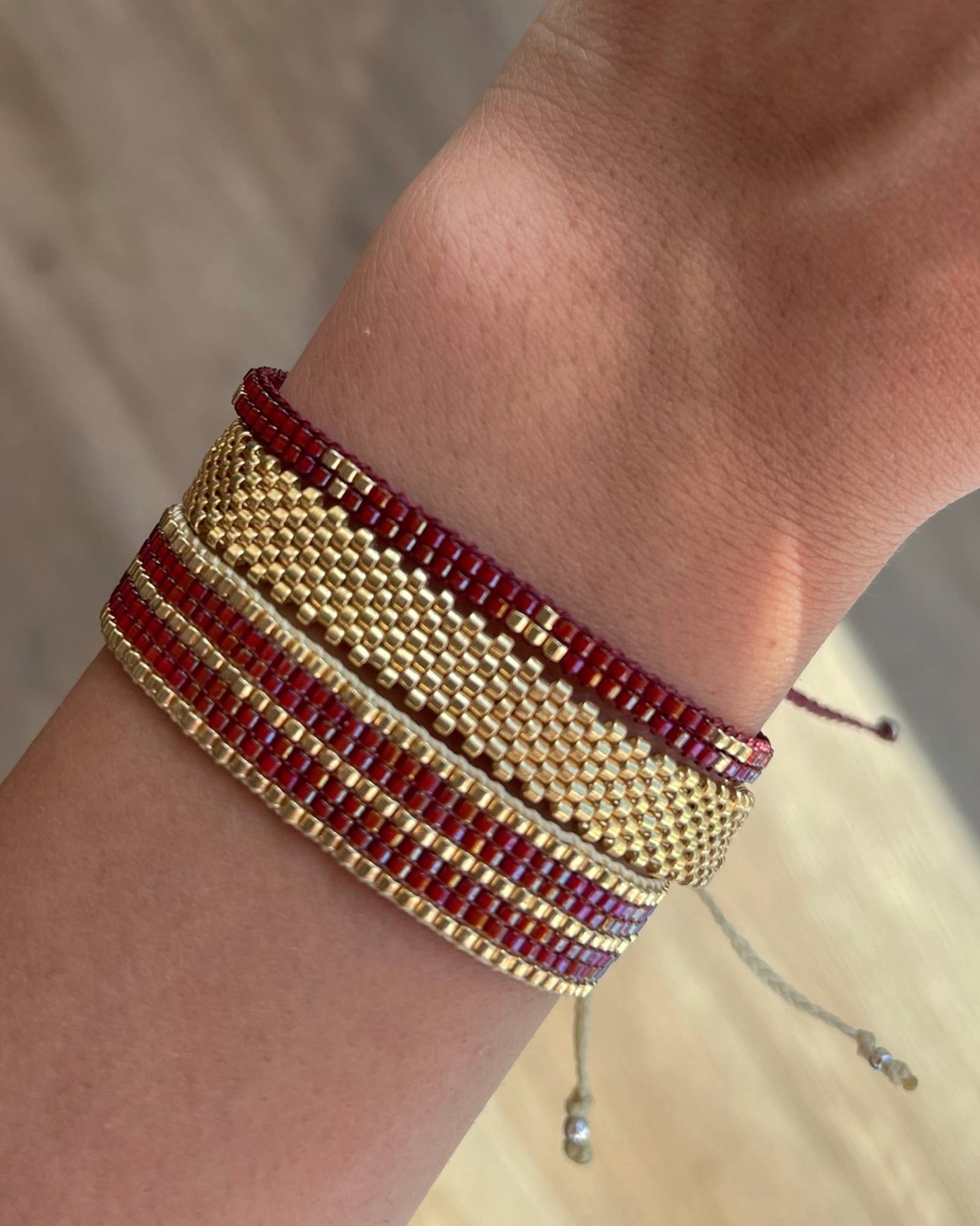 Pulsera Tejida Tetris