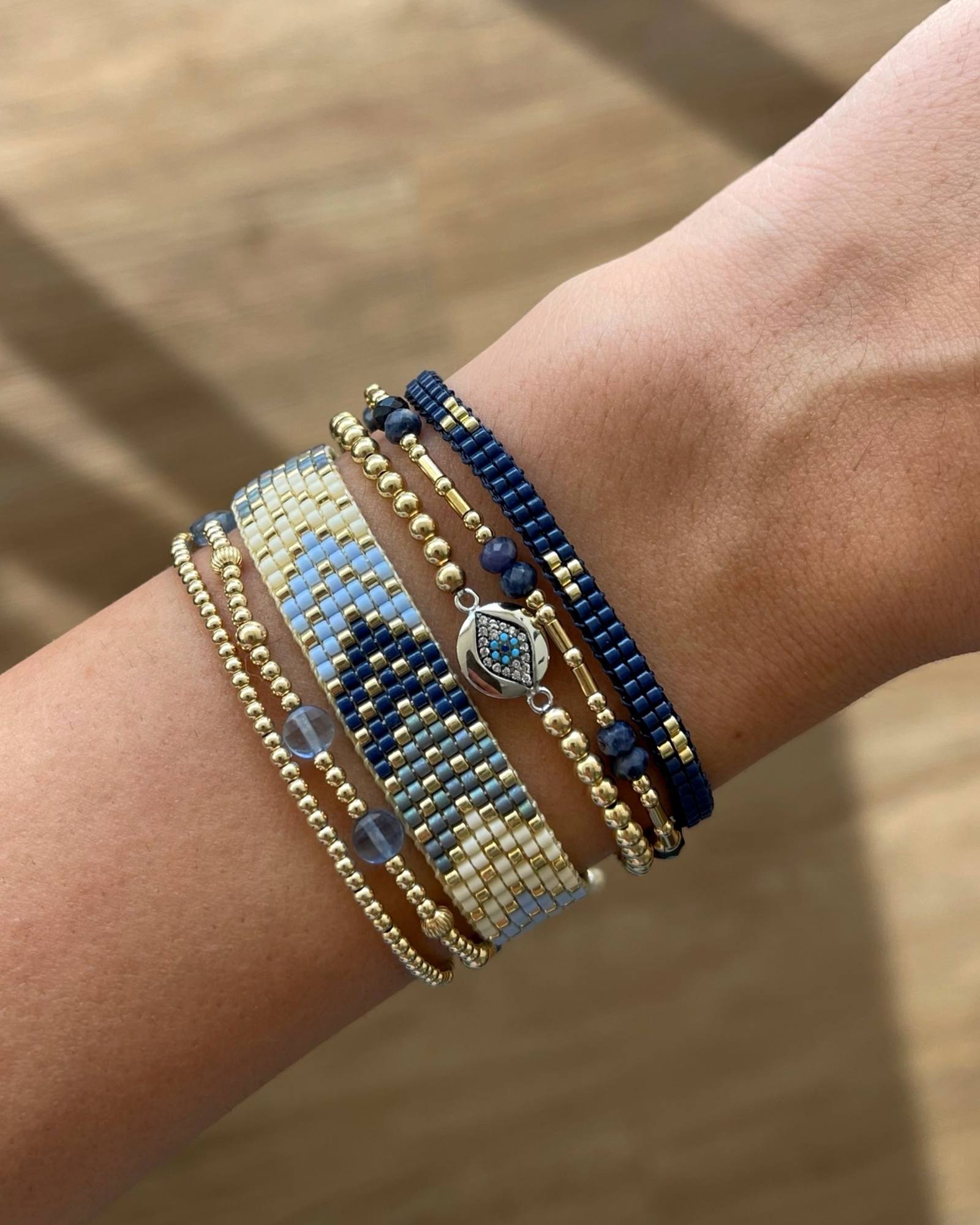 Pulsera Tejida Tetris
