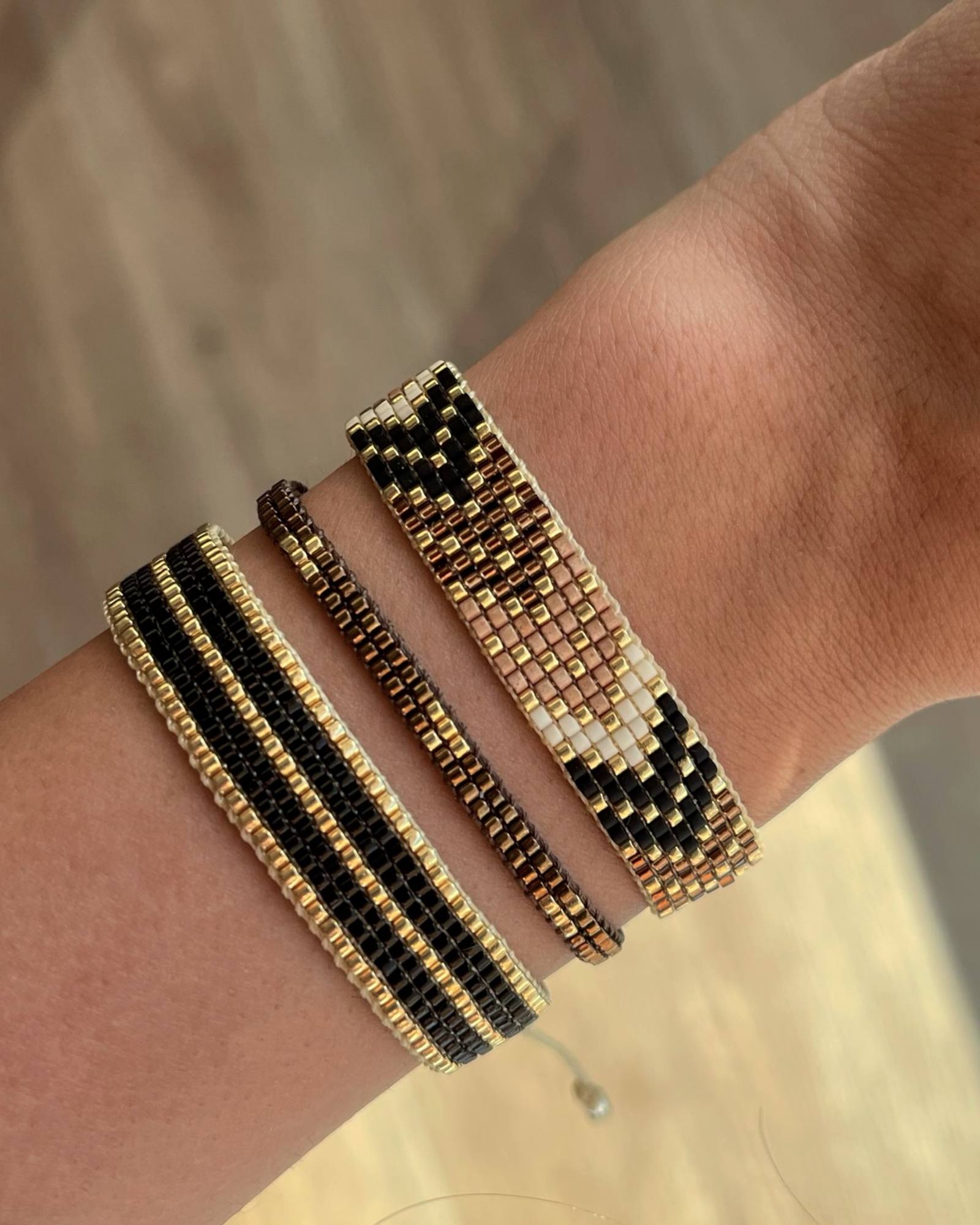 Pulsera Tejida Tetris