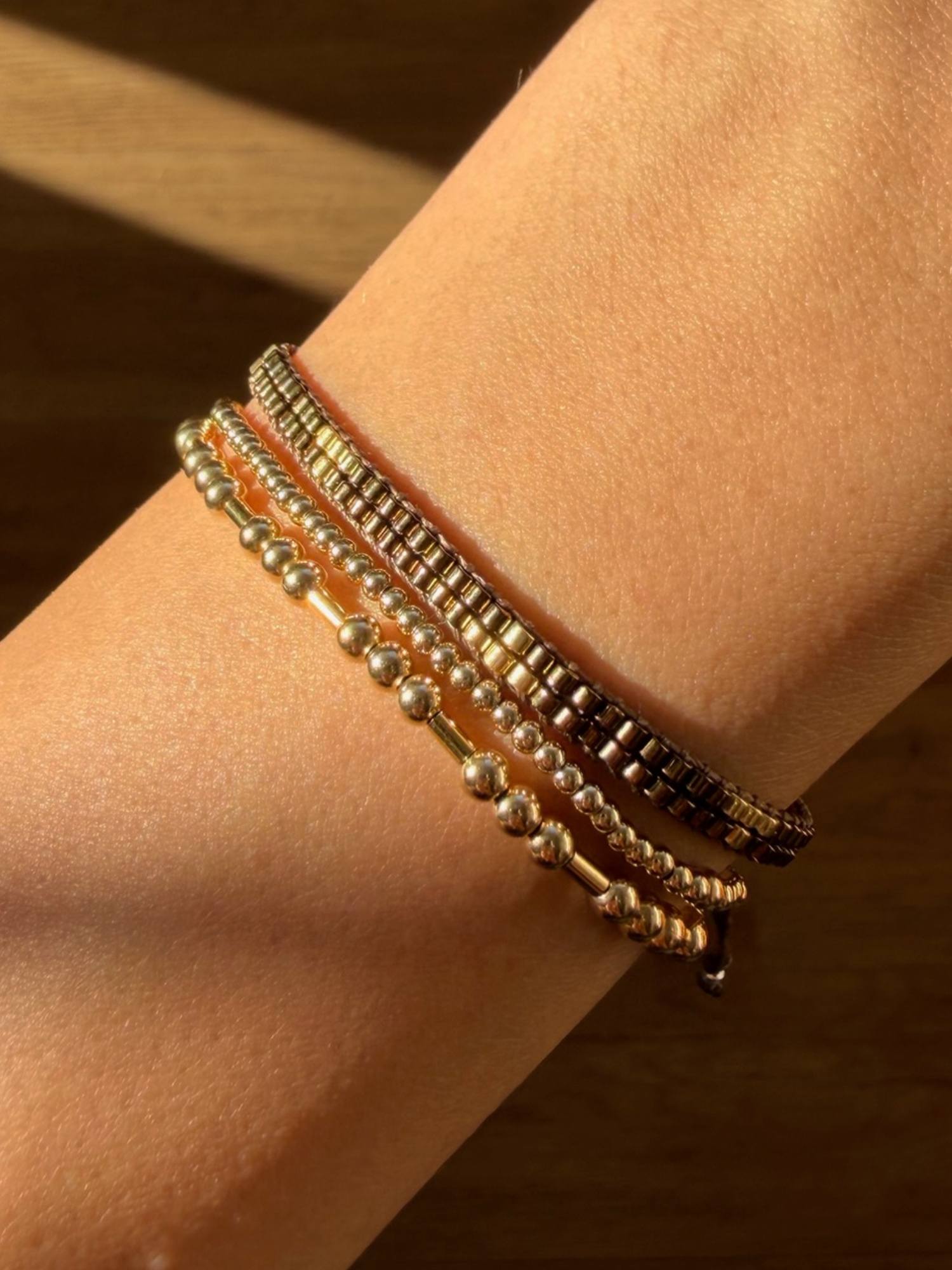 Pulsera Tejida Tetris