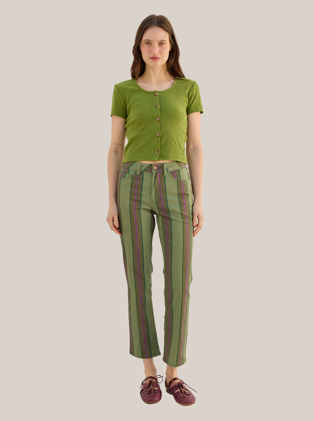 pantalón stripado