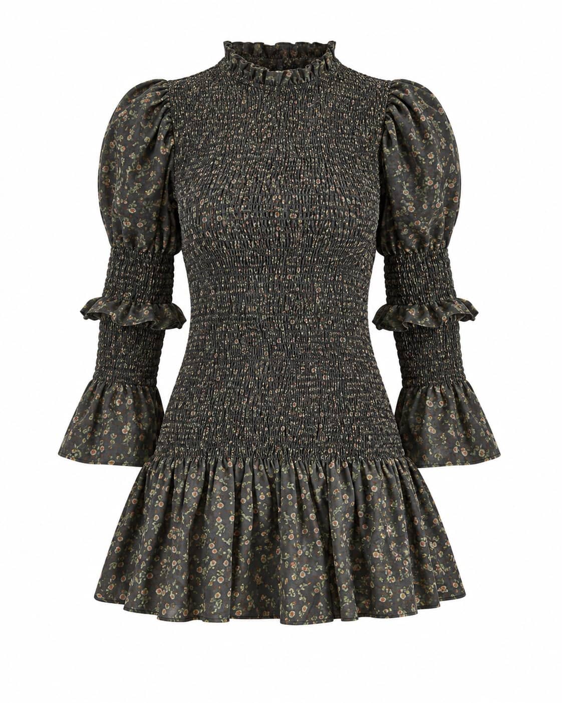 vestido campanado