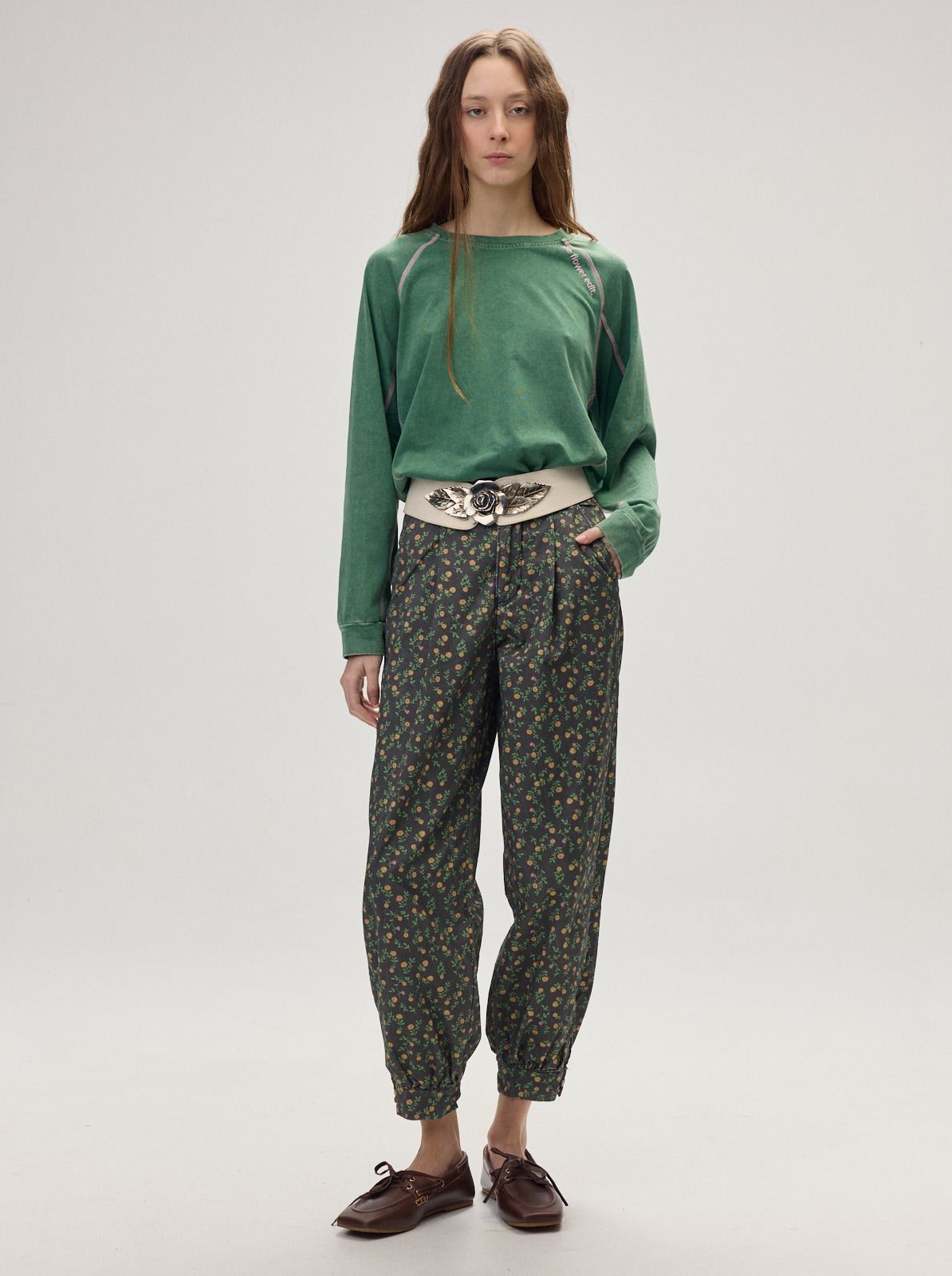 pantalón parudo flowers