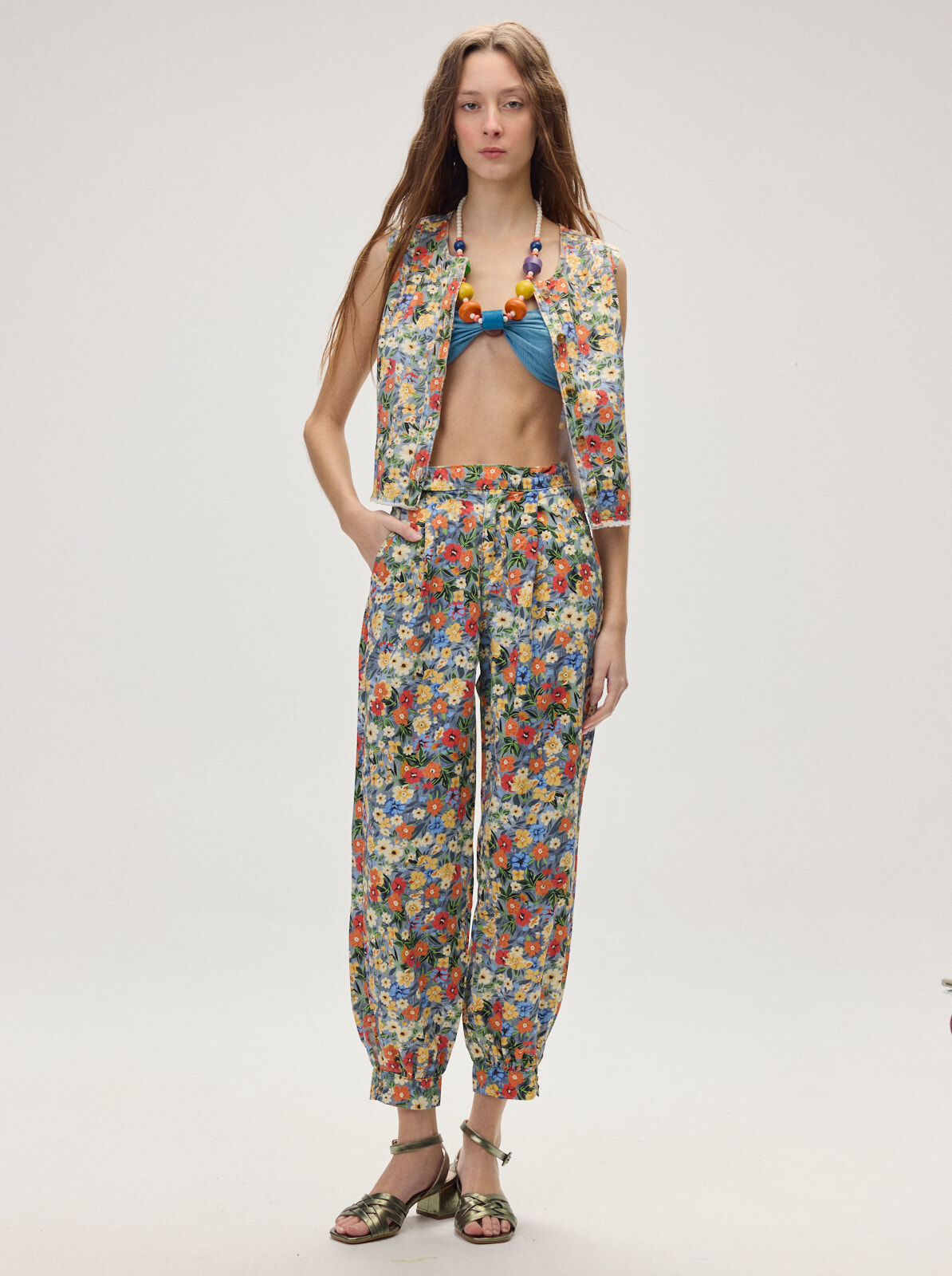 pantalón parudo flowers